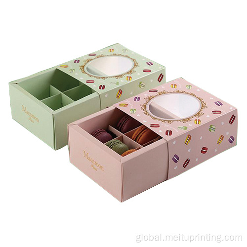 Macaron Box Packaging Custom Cardboard Packaging Gift Boxes Manufactory